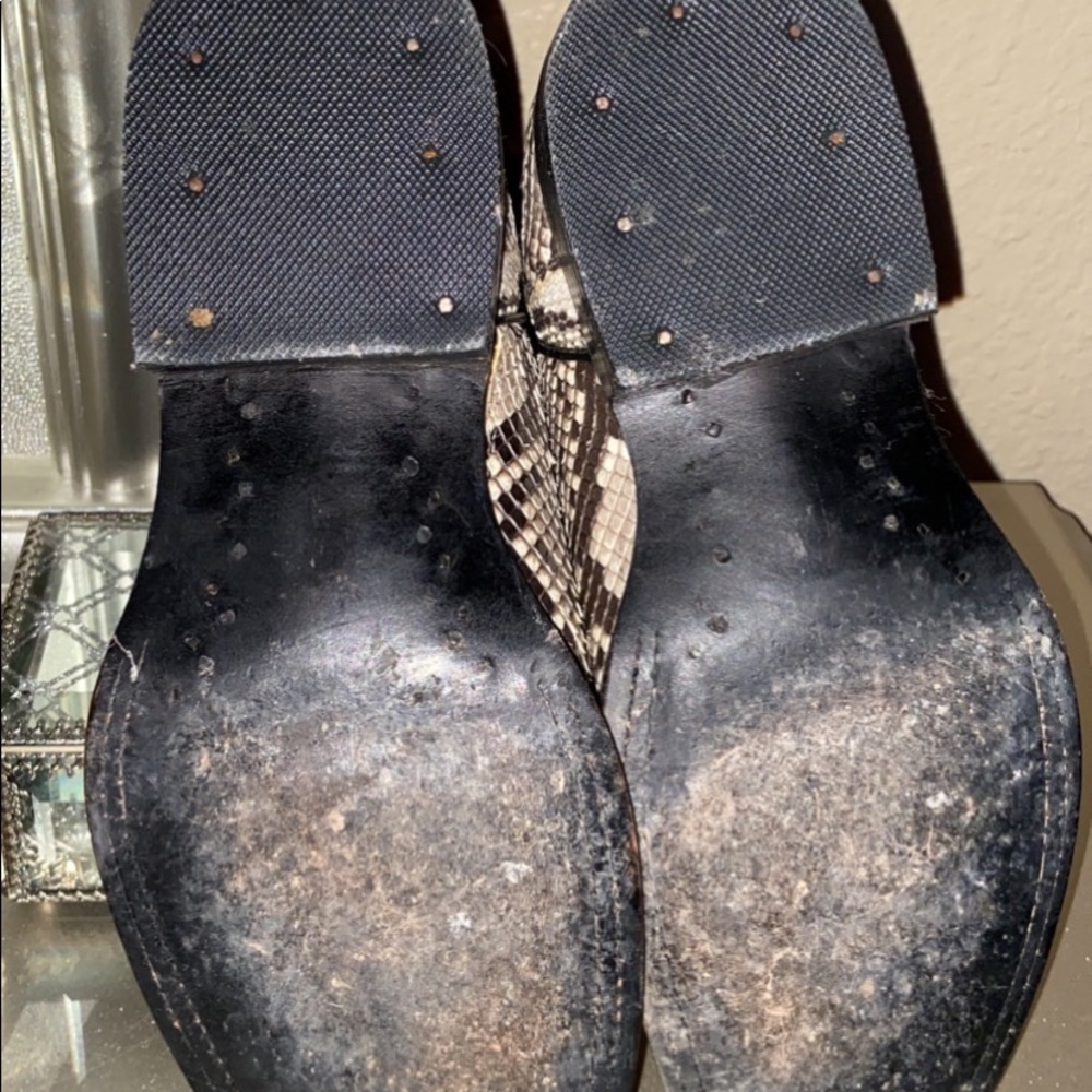 Cowboy Boots Python White Snake Skin. 8 /12 - image 6